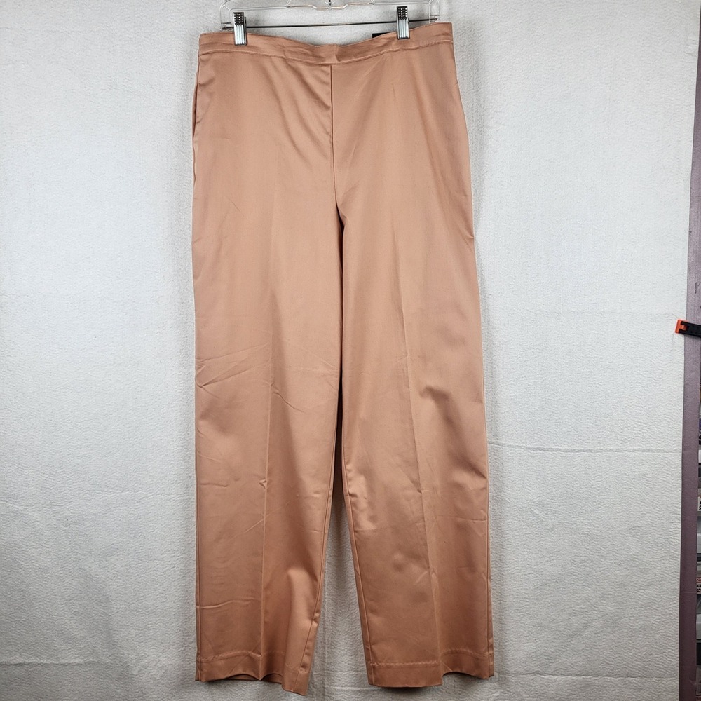 Alfred Dunner Womens Size 14 Apricot Classic Fit Comfort Waist Pants New Size 14